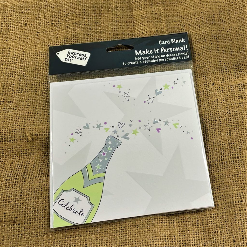 DIY Card Blank Celebrate
