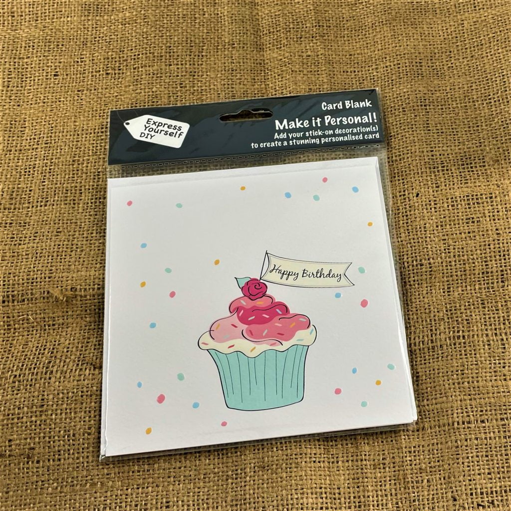 DIY Card Blank Cupcake