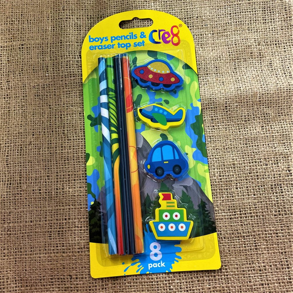Boys Pencil Erase Top Set scaled