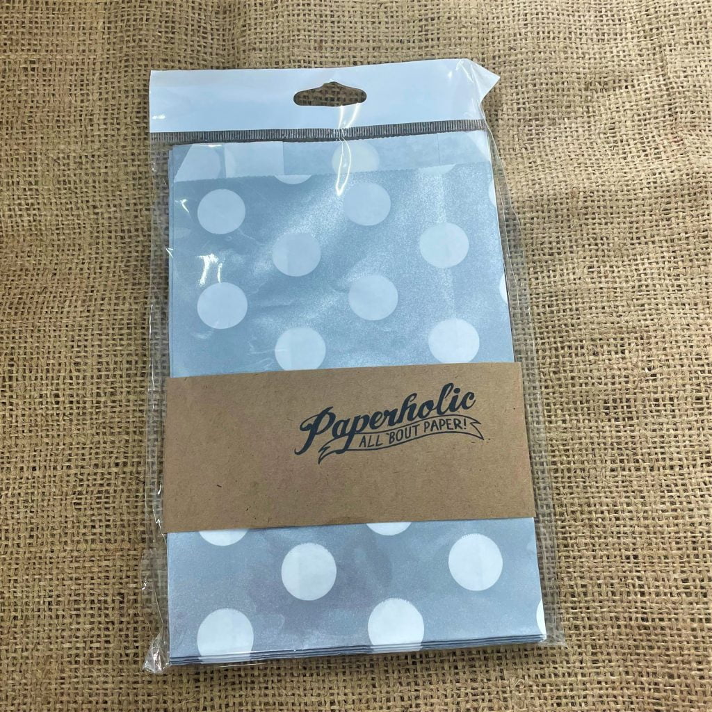 Paperholic Silver Dot Bag  scaled